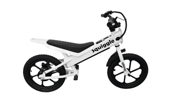 squiggle bikes-white color
