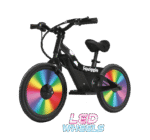 Squiggle V2 BLACK Kids Electric Bike - Image 3