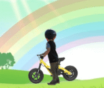 Squiggle Yellow 12inch-Electric Balance Bike - Image 2